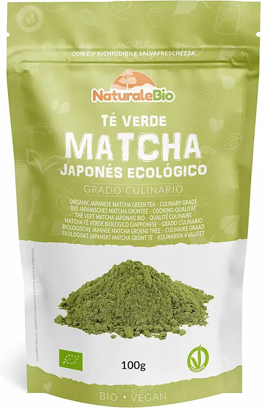 Matcha (Te verde ceremonial) 100 gr  Fabricacion de alimentos 100%  naturales