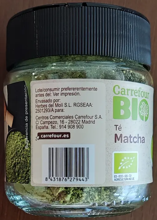 Carrefour te matcha bio 3