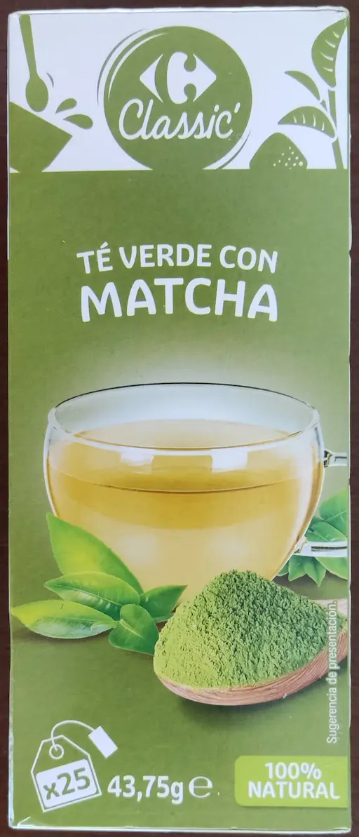 Carrefour te verde con matcha 3