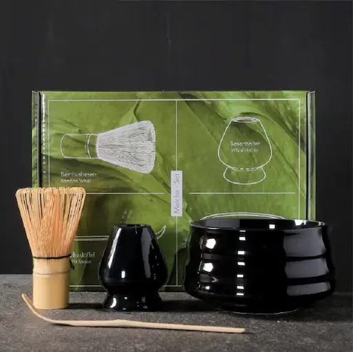 kit matcha 4 piezas negro