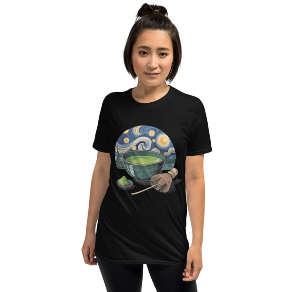 Camiseta Matcha Noche Estrellada unisex - Imagen 3