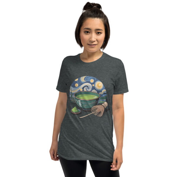 Camiseta Matcha Noche Estrellada unisex - Imagen 5