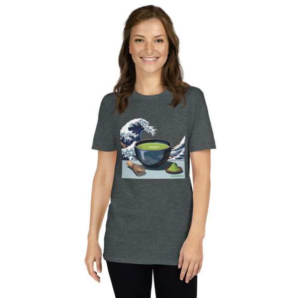 Camiseta Matcha Ola Kanagawa unisex - Imagen 5