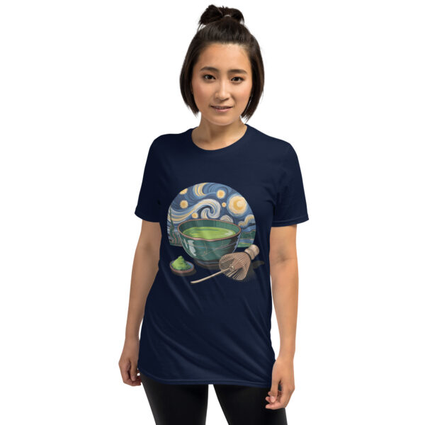 Camiseta Matcha Noche Estrellada unisex - Imagen 4