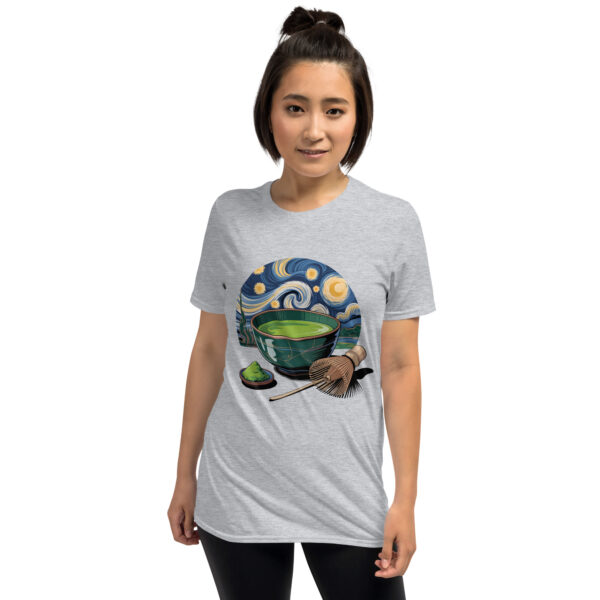 Camiseta Matcha Noche Estrellada unisex - Imagen 6