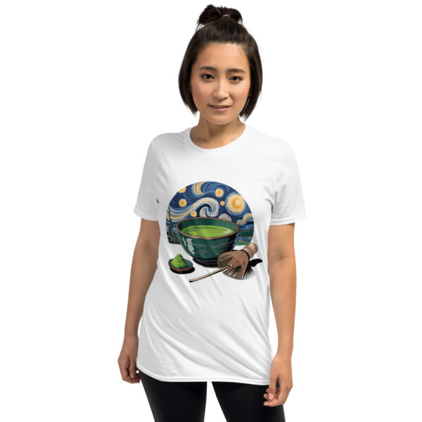 Camiseta Matcha Noche Estrellada unisex - Imagen 7