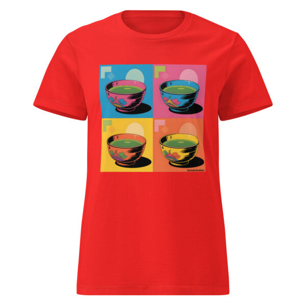 Camiseta Matcha Pop Art mujer - Imagen 4