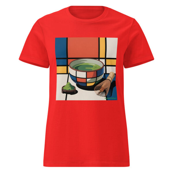 Camiseta Matcha Arte Moderno mujer - Imagen 4