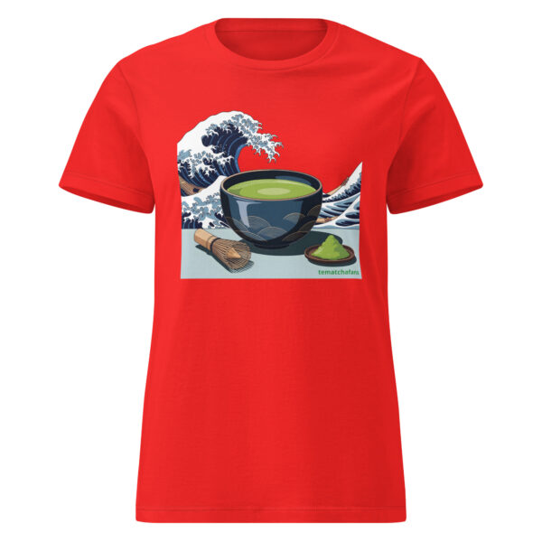 Camiseta Matcha Ola Kanagawa mujer - Imagen 4