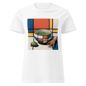 Camiseta Matcha Arte Moderno mujer