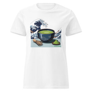Camiseta Matcha Ola Kanagawa mujer