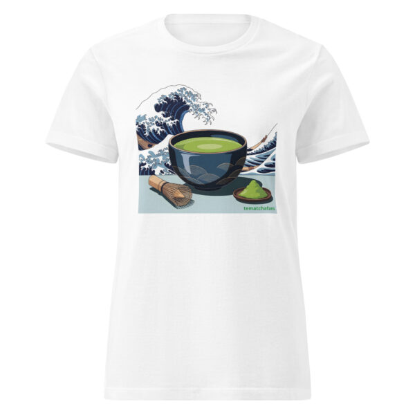 Camiseta Matcha Ola Kanagawa mujer